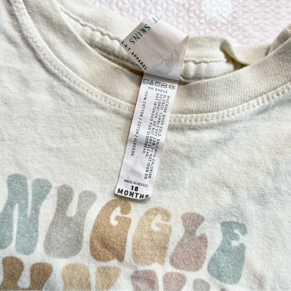 Snuggle Bunny T-Shirt For Toddler Boy or Girl - Picture 5 of 6